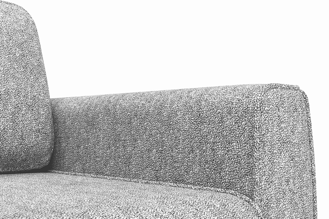 Женева 2S2P / Диван - кровать (еврокнижка) велюр bubble 4 серый